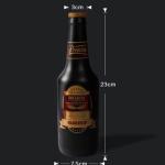 Dụng cụ thủ dâm cho nam Premium hình chai rượu, âm đạo giả ngụy trang màu đen, thiết kế cầm tay với lõi silicone mềm và vỏ ABS theo mô tả sản phẩm, phù hợp người trưởng thành quan tâm đến sự riêng tư và cách bảo quản