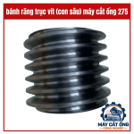 Con sâu máy cắt ống loại 275, bánh răng trục vít dùng trong cụm truyền động cơ khí, linh kiện phục vụ sửa chữa máy cắt ống công nghiệp, phù hợp thợ bảo trì và cửa hàng phụ tùng cần tìm chi tiết theo mẫu thực tế