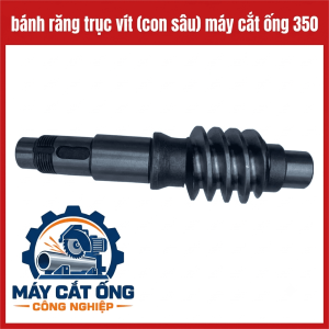 Con sâu máy cắt ống loại 350, bánh răng trục vít dùng trong cụm truyền động cơ khí, linh kiện phục vụ sửa chữa máy cắt ống công nghiệp, phù hợp thợ bảo trì và cửa hàng phụ tùng cần tìm chi tiết theo mẫu thực tế