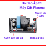 Bo Cao Áp 29 Dùng Cho Máy Cắt Plasma, Linh Kiện Thay Thế Chuyên Dụng Hỗ Trợ Tạo Cao Áp Mồi Hồ Quang Ổn Định, Cấu Trúc Chắc Chắn, Hỗ Trợ Vận Hành Bền Bỉ Trong Xưởng Cơ Khí Và Công Trình Xây Dựng