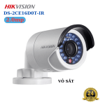 Camera Hikvision 2.0MP DS 2CE16D0T IR, Vỏ Sắt Siêu Bền, Hồng Ngoại 20m, Chống Nước IP66, Giám Sát Ngoài Trời, Hình Ảnh Sắc Nét Full HD, Bảo Mật Cao Cấp