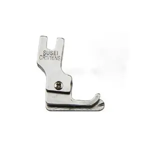 Chân Vịt CR1/16NS SUSEI, Chân Vịt Mí Phải 1,6mm 1/16 Inch Cho Máy May Công Nghiệp 1 Kim, Chân Vịt Bù Mép Hẹp, Dẫn Biên Vải, Hỗ Trợ May Sát Mép, May Đường Mí Và Căn Khoảng Cách