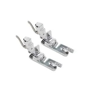 Chân Vịt Máy May 2 Kim Mí 1/8*1/4 Ngược Trái, Chân Vịt Mí Trái 2 Kim, Phụ Tùng Máy May Công Nghiệp, Linh Kiện Chân Vịt Thay Thế, Cữ Mí 1/8 1/4, Dùng Cho Nhu Cầu May Đường Mí hỗ trợ thay thế chân vịt đúng cấu hình máy may