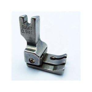 Chân Vịt CL1/4E Mí Trái 6 Ly, Chân Vịt Bù Mép Trái 1/4 Inch 6,4mm Cho Máy May 1 Kim Công Nghiệp, Chân Vịt Dẫn Mép, Phụ Kiện Máy May, Hỗ Trợ May Đường Mí Đều, Căn Biên Vải Khi Gia Công, Linh Kiện Ngành May