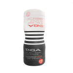 Âm đạo giả dạng cốc TENGA Dual Sensation, đồ chơi tình dục nam thiết kế hai đầu sử dụng riêng biệt, cấu trúc bên trong Tough và Tender, lõi TPE đàn hồi, gel bôi trơn tích hợp, kích thước 155 x 67 x 67 mm, dùng một lần