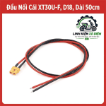 Jack Cái XT30U-F D18 50cm, Đầu Nối XT30U 2 Pin, Dây 18AWG, Đầu Cắm Nguồn DC, Kết Nối Pin Lithium, Phụ Kiện RC, Drone FPV, ESC, Xe Điều Khiển, Mạch Nguồn, Dây Pin Và Thiết Bị Điện