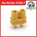 Jack XT30U-F Cái AMASS, Đầu Nối Nguồn XT30U Nữ 2 Chân, Đầu Cắm Pin LiPo Dạng Hàn Cho Drone FPV, RC, ESC, Bộ Điều Tốc, Bộ Sạc Pin, Mạch Điện Tử, Tiếp Điểm Đồng Thau Mạ Vàng, Dây Khuyến Nghị 18AWG