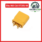 Jack XT30U Cái, Đầu Nối XT30U-M 2 Chân Hàn Dây, Jack XT30 Nữ Cho Pin RC, Pin LiPo, Drone FPV, ESC, Bộ Điều Tốc, Bộ Sạc, Mạch Phân Phối Điện, Tiếp Điểm Mạ Vàng, Vỏ Polyamide, Kết Nối Nguồn DC