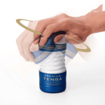 Cốc thủ dâm nam TENGA Premium Rolling Head CUP, thiết kế đầu lăn hỗ trợ thay đổi cảm giác khi thao tác, có lỗ khí điều chỉnh lực hút, tích hợp gel bôi trơn, không sử dụng động cơ rung hoặc pin, dành cho người trưởng thành