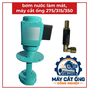 Bơm nước làm mát máy cắt ống tròn kim loại 275 315 350, phụ tùng máy cưa ống dùng thay thế cụm bơm làm mát, hỗ trợ cấp dung dịch trong quá trình cắt và bảo dưỡng thiết bị cơ khí, kiểm tra đúng model máy trước khi lắp