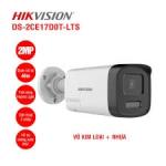 Camera Hikvision DS,2CE17D0T LTS 2MP Smart Hybrid Light, ghi hình Full HD 1080p, ánh sáng trắng + hồng ngoại 40m, đàm thoại hai chiều, chống ngược sáng DWDR, chuẩn IP67, vỏ kim loại + nhựa