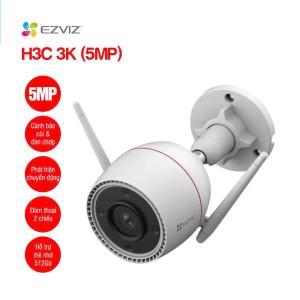 Camera Wifi EZVIZ H3C 3K 5MP CS-H3C-R100-1J5WKFL, Camera IP Ngoài Trời Gia Đình Siêu Nét, Phát Hiện Người & Vật Nuôi, Đàm Thoại 2 Chiều, Hồng Ngoại Ban Đêm 30m