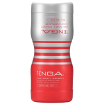 Tenga Double Hole 2 đầu cho nam giới trưởng thành, cốc thủ dâm thiết kế hai lỗ hẹp rộng linh hoạt, chất liệu TPE theo thông số công bố, kích thước nhỏ gọn 60 x 150 mm, cấu tạo không rung, dễ cầm nắm và bảo quản