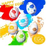 Trứng thủ dâm nam TENGA EGG chất liệu TPE đàn hồi, thiết kế cầm tay nhỏ gọn dễ bảo quản trước khi sử dụng, không động cơ không pin sạc, có gel bôi trơn đi kèm theo quy cách, dành cho nam giới trưởng thành