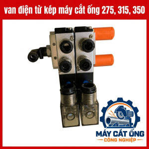 Van Điện Từ Khí Nén Kép Máy Cắt Ống Công Nghiệp 275 315 350, Phụ Tùng Hệ Thống Điều Khiển Máy, Van Chuyển Hướng Khí Nén, Linh Kiện Sửa Chữa Máy Cắt Ống Kim Loại Cho Xưởng Sản Xuất Cơ Khí